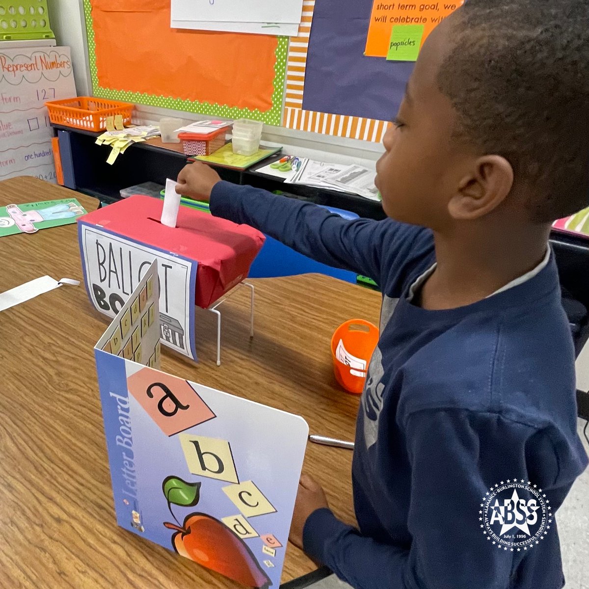 ABSSPublic's tweet photo. It's Election Day! 🗳 Second Graders at AO Elementary participated in an Official Grade 2 Cookie election. Oreo or Chips Ahoy? 🍪🤔They learned about the election process, created campaign posters, engaged in persuasive talks, and completed an official ballot.  The winner: Oreo! https://t.co/kejiUsKC73