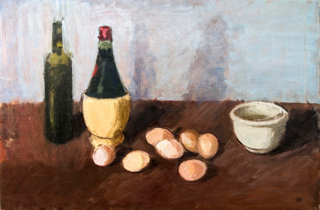 OenoGallery's tweet photo. Featured Auction Painting | Still Life with Eggs by John Fox (1951), Oil on Linen, 20 x 30 in [Estimate: CA$2,000 - CA$3,000]

We have a few hours left of bidding at the Oeno Gallery Fall Online Auction! 
🔗BID NOW: https://t.co/FNb4i8n469 https://t.co/WWGaSXXEax