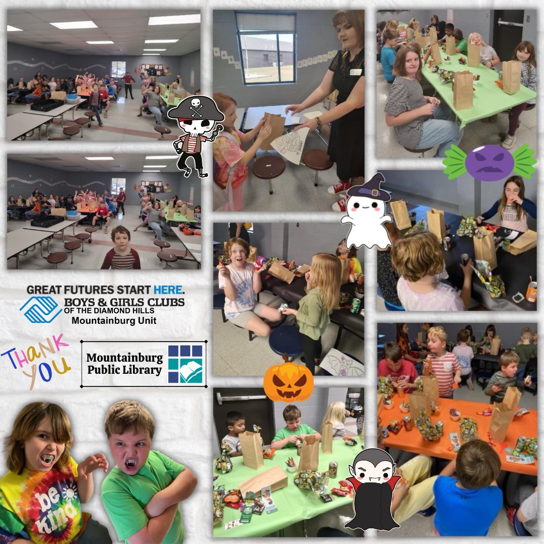 BGCDiamondHills's tweet photo. Last week Mountainburg Members celebrated fall with a party sponsored by Mountainburg Public Library! We are so thankful for them! https://t.co/fRCk0IKdat