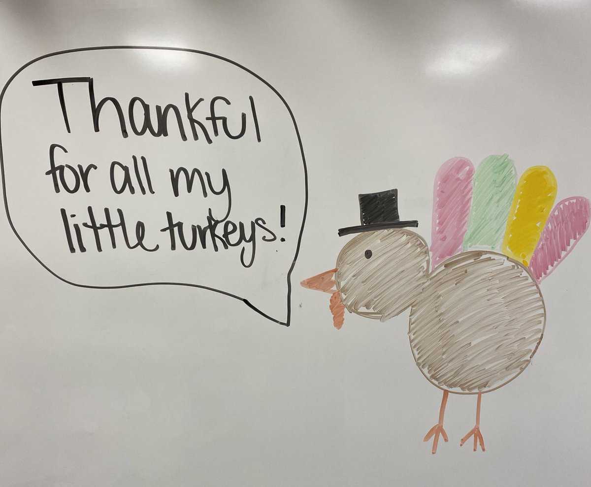 cses_tech's tweet photo. Miss A is thankful for all her little turkeys!! ❤️🦃 https://t.co/nYKA5FHg95