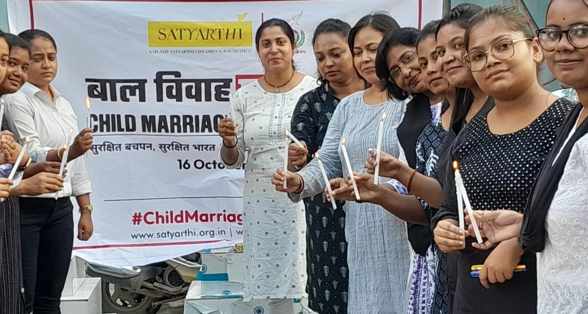 SHAKTIVAHINI's tweet photo. The #ChildMarriageFreeIndia  campaign is the biggest grassroots movement against any social evil in the world
@KSCFIndia @CAMPAIGNS_SV   #childmarriagefreeindia https://t.co/OFNX8bZQKJ