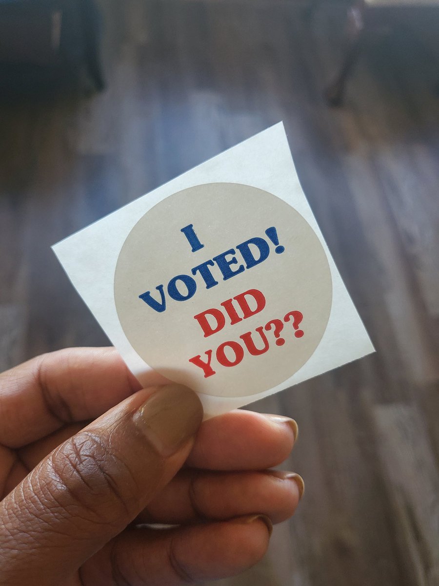 DocT_IDEAs's tweet photo. Say what you want! Let folk rage as they may! But... Voting still makes me giddy. #CantHaveMyJoy You wouldn't be so stressed about it if it wasn't still a  powerful gift. Buckle up, Buttercup 😉. Let's Roll! #Vote #Democracy #faith https://t.co/uYp1rQBqnW