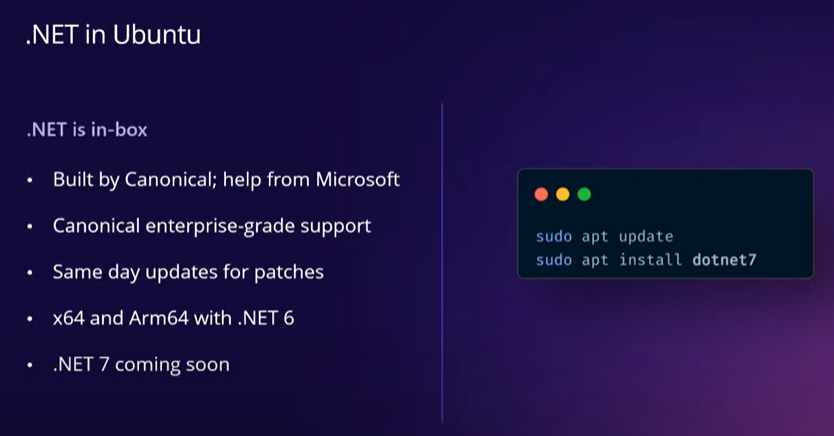 wohoo!!! <a href="/dotnet/">.NET</a> in <a href="/ubuntu/">Ubuntu</a> #dotnetconf
