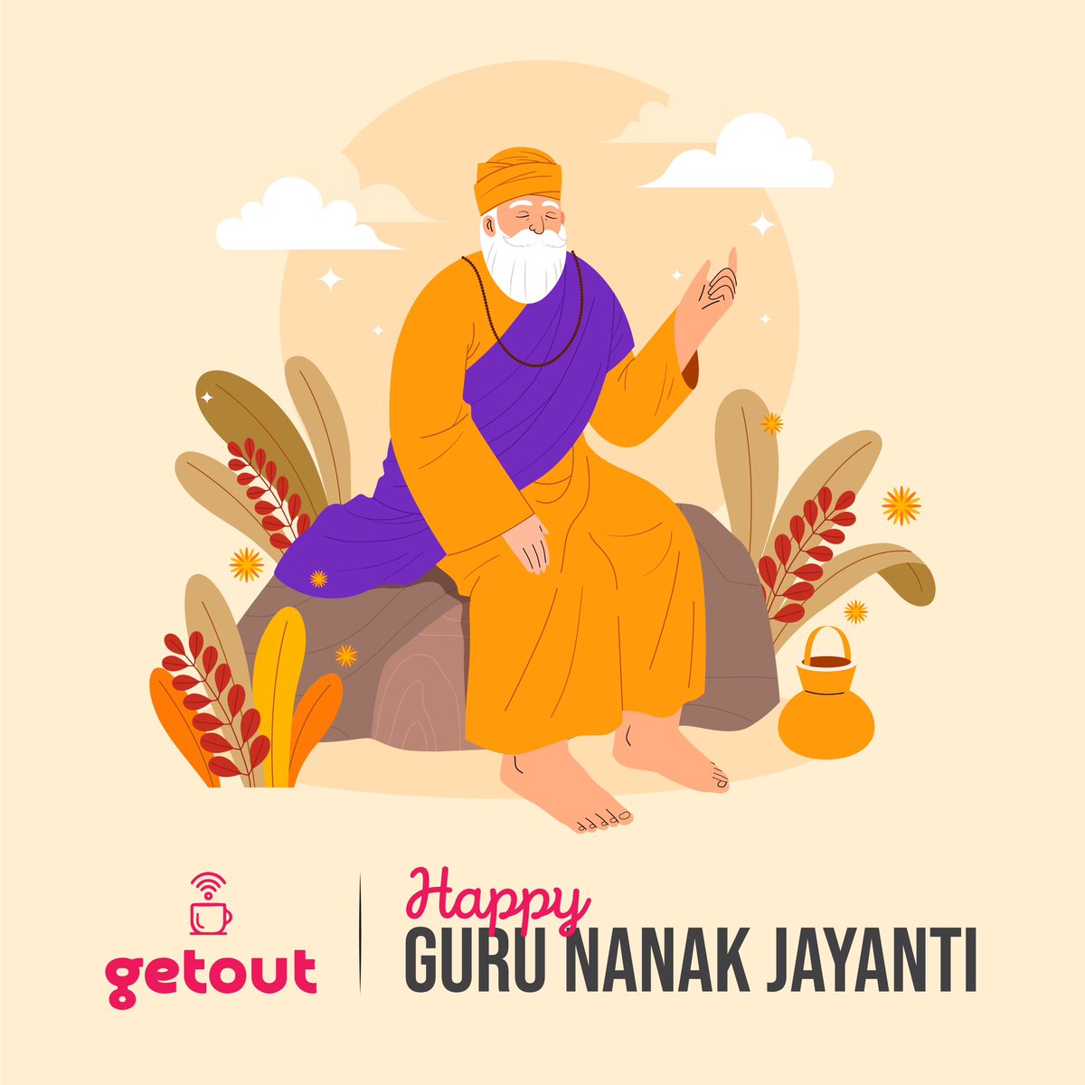 Getoutindia's tweet photo. May Guru Nanak Dev fulfill all your wishes of getting out!
#Getout #HappyGurunanakJayanti https://t.co/DU5iVrsNcH