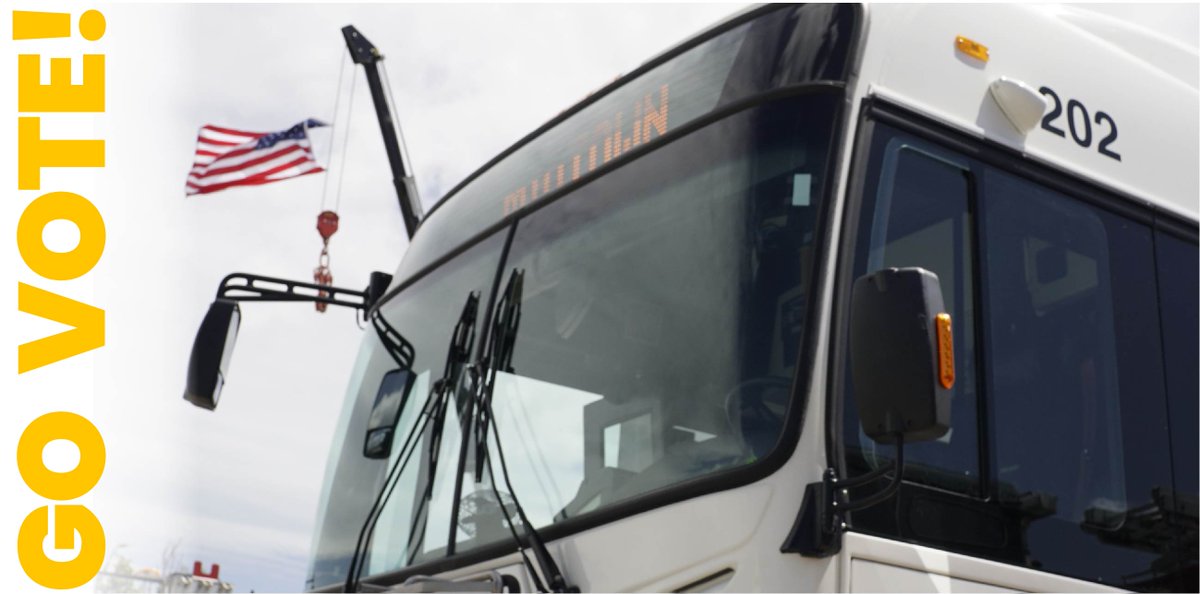 RideCATGF's tweet photo. Get out and vote today! 
We are offering a free rides all day long to go and vote at any of the Grand Forks polling locations from 7a-7p https://t.co/46cmOYGvZE