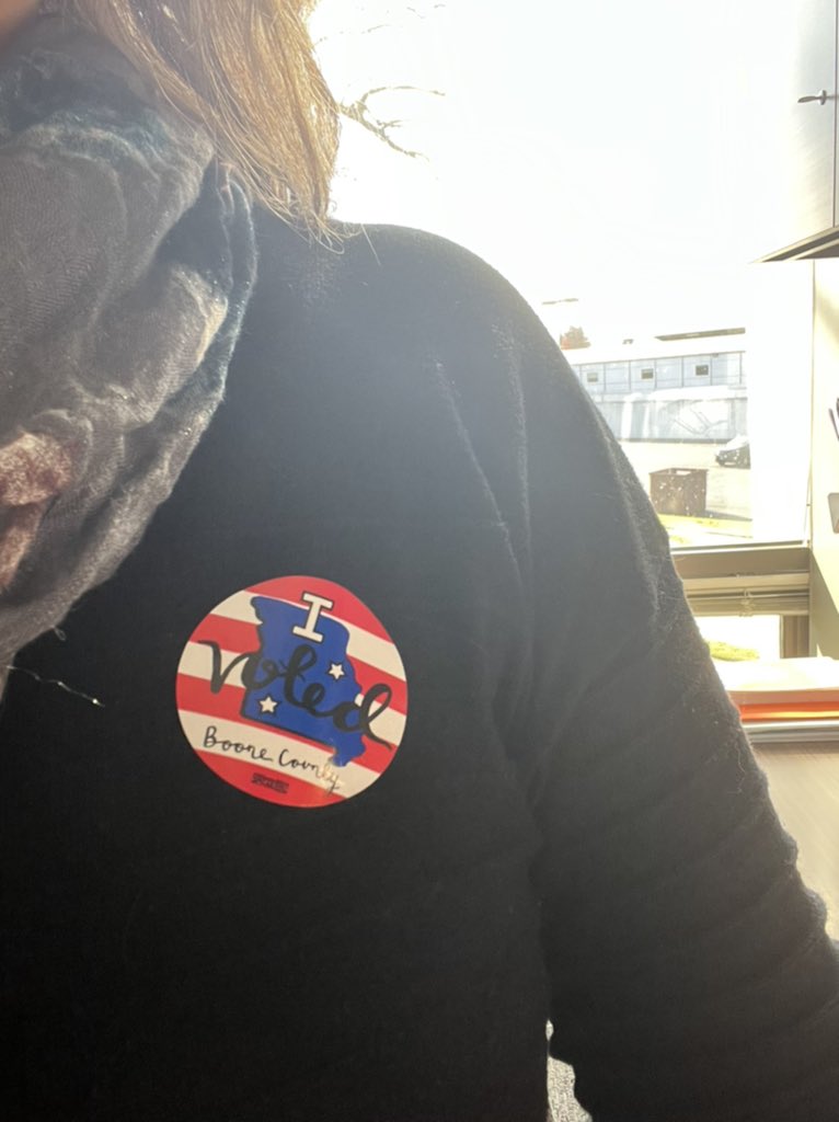 Today is the day to use your voice to shape the future. Voter #284 at my polling place this morning &amp; hopeful more will turn out throughout the day as part of our civic duty &amp; responsibility.
