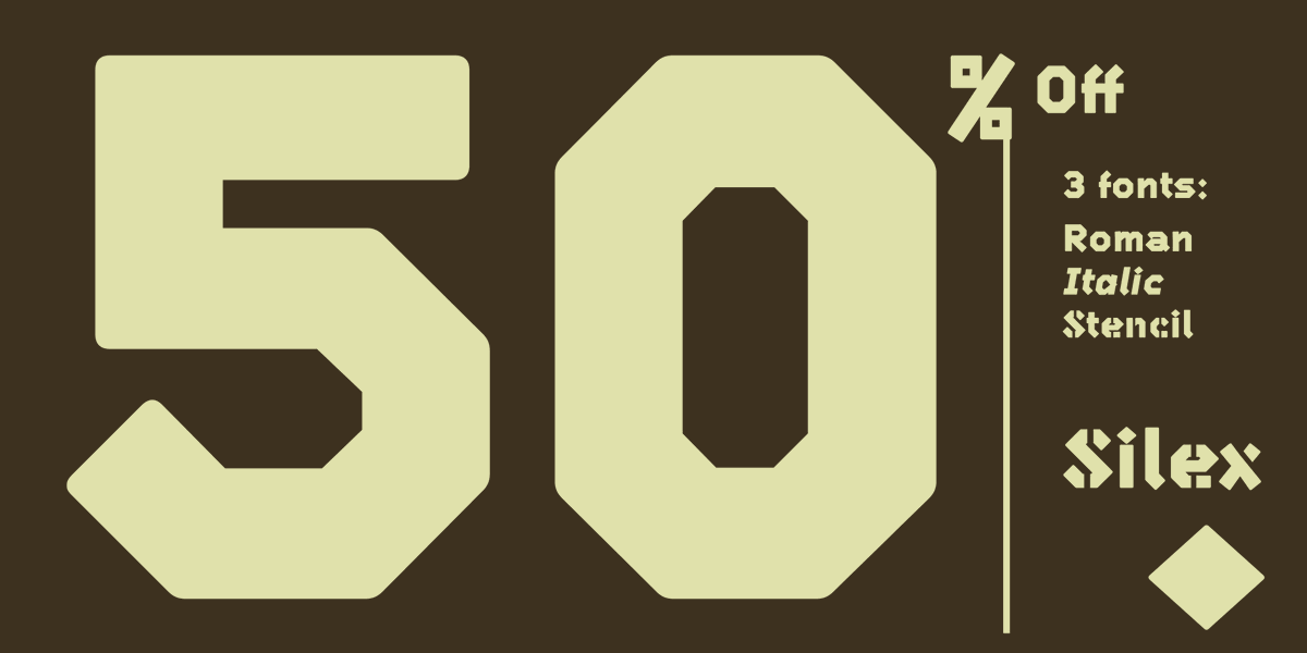 OHG's tweet photo. Silex started out in the labs of R.U.S.S.T Institute starting with a geometry kit, a chipped blade off an old milling machine for a soul and a box of OT for brains.
#fonts #Typefaces #Typography #TypeDesign #Graphics #BoldType #GraphicDesign #design
@MyFonts https://t.co/XcAdFWKdfn