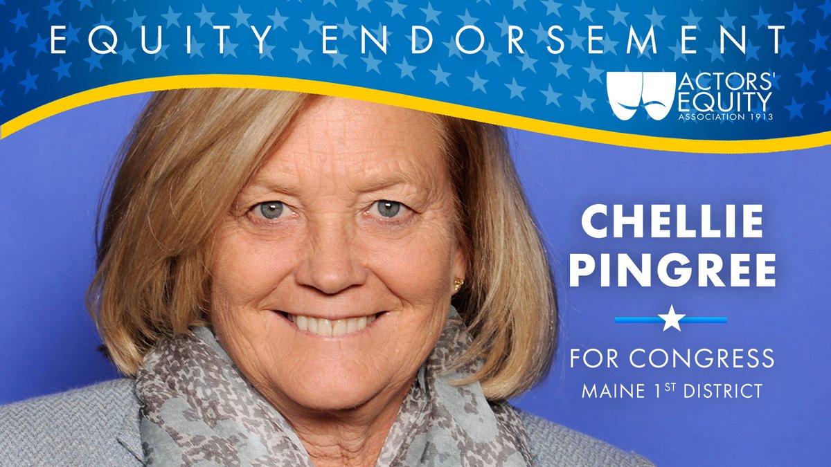 Rep. Chellie Pingree has been a champion for NEA funding and an ally in the fight for tax fairness for arts professionals. A vote for <a href="/PingreeForME/">Chellie Pingree</a> is a vote in support of middle-class arts workers. 

Polls are open in Maine until 8PM ET!
vote.org/polling-place-…