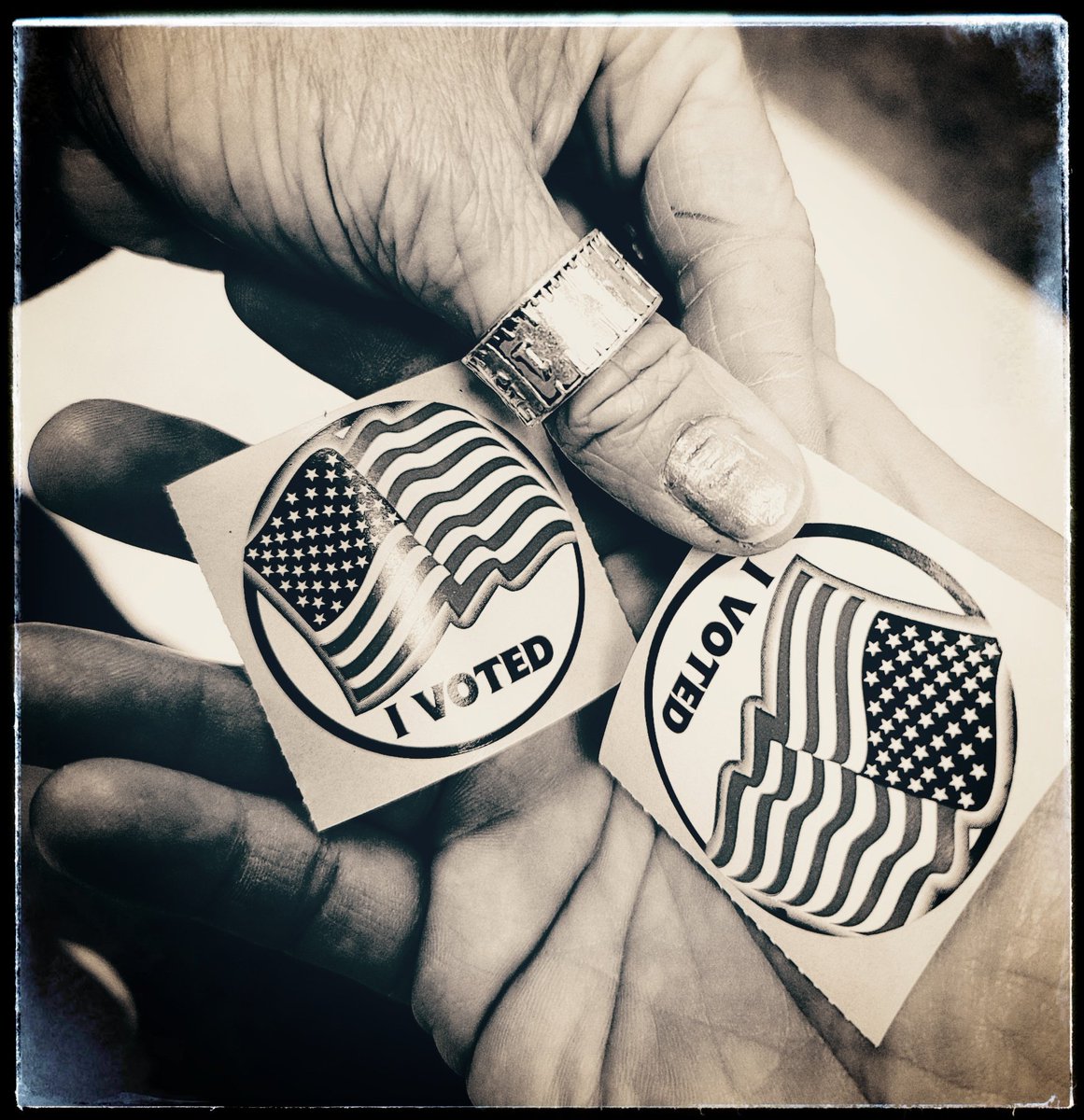 SillySusanSilva's tweet photo. It's a beautiful day to go to the polls with friend and vote! https://t.co/QDPLLQ9J4O