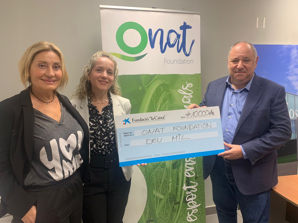 La Fundació "La Caixa" ens ha fet donació segons el conveni que hem signat i que estableix el marc de col·laboració per desenvolupar els projectes en què treballem a ONAT FOUNDATION.

onatfoundation.org/conveni-amb-fu…

onatfoundation.org/convenio-con-f…