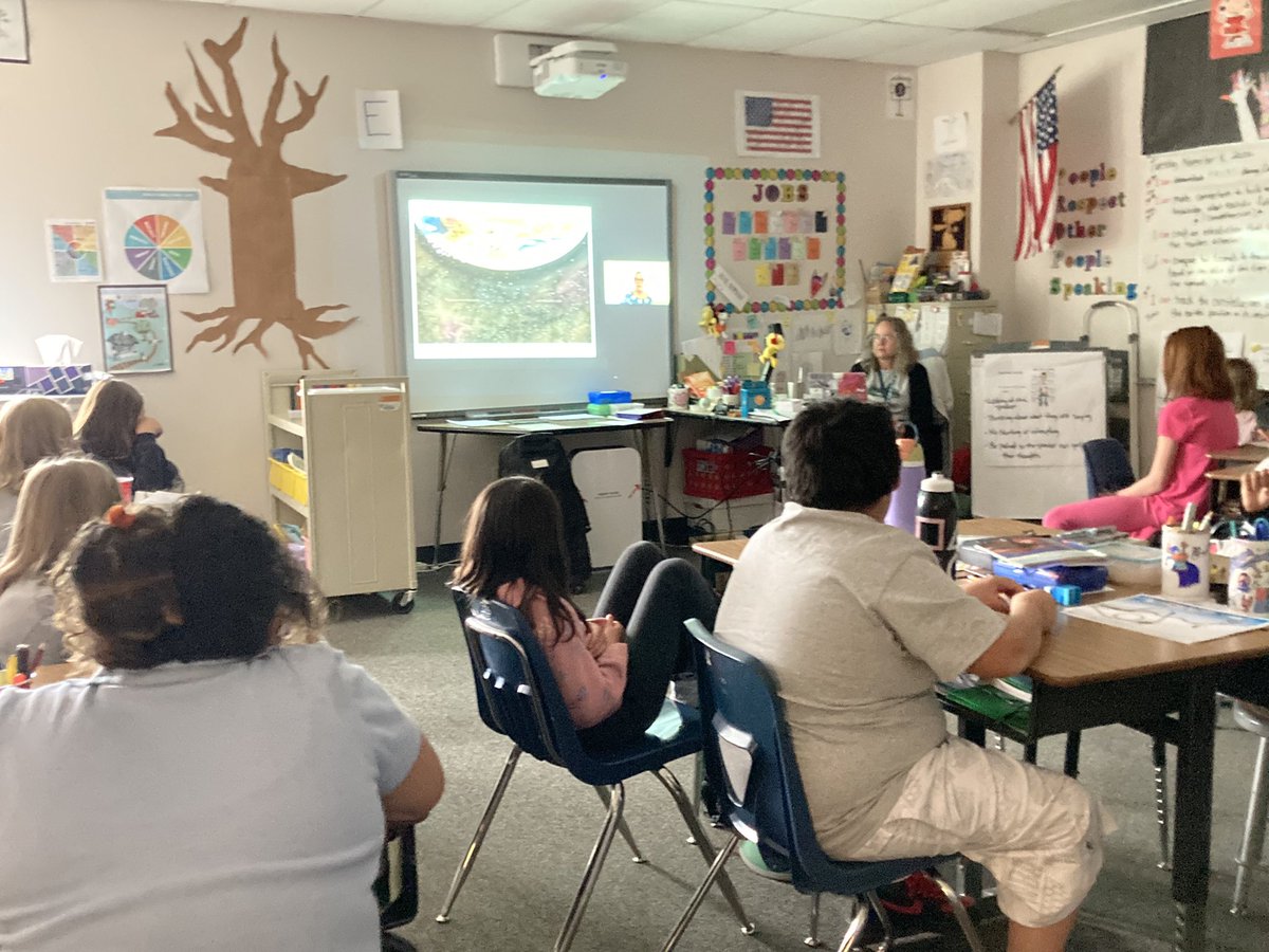 PineLanePLE's tweet photo. #OneBookOneDistict is underway at Pine Lane!  We are so excited to hear from author Sophie Blackall! @dcsdk12 https://t.co/ewhY6TGfxT