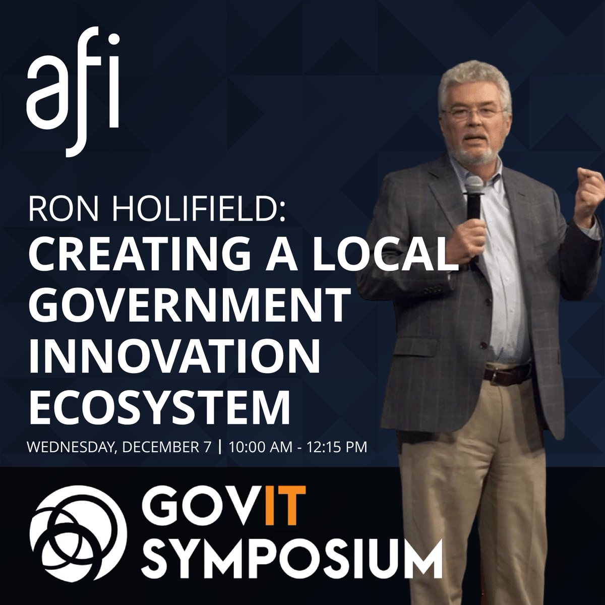 TransformGov's tweet photo. .@MNFusionLP GOVIT Symposium is one of the longest-running, well-respected government IT events &amp; any time there's a conversation about innovation in local government, @RonHolifield will be there! Register w/SGR20 for a 20% discount &amp; catch him there! https://t.co/wBdj3ftxms https://t.co/w1cswYxqx1