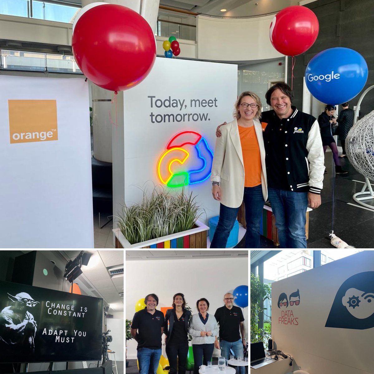 Sky is the limit! <a href="/Orange_Polska/">Orange Polska</a> goes more digital 🤖 &amp; more ☁️. Thanks <a href="/magdadziewgu/">Magda Dziewguć</a> <a href="/GoogleCloud_PL/">Google Cloud Poland</a> for a truly inspiring day! Let’s Grow together!