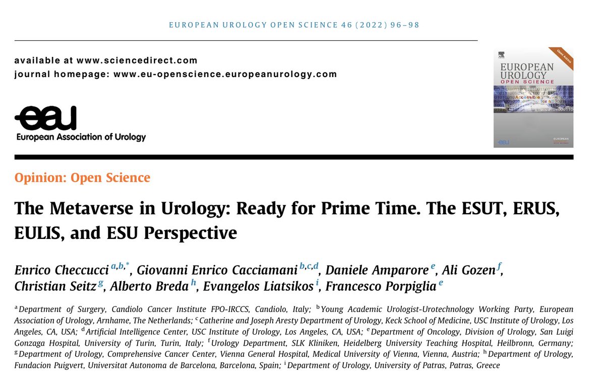 💡Even though the metaverse is virtual, the impact will be real ✅Multidisciplinary team discussions planned in a virtual environment in which all the experts in a disease are brought together in a virtual room to improve the quality of patient care tinyurl.com/2p8esjum