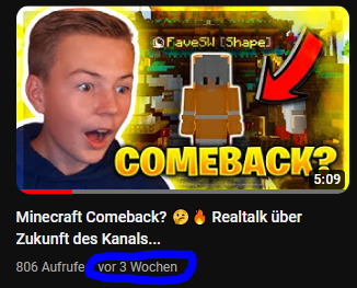 Comeback hat ja super funktioniert. @FaveeTweets