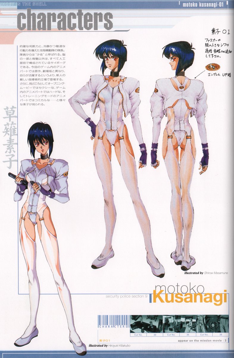 RT @nbajambook: Masamune Shirow's 1997 art of Major Motoko Kusanagi for Ghost in the Shell on the PlayStation. https://t.co/PJpBlDn5eZ