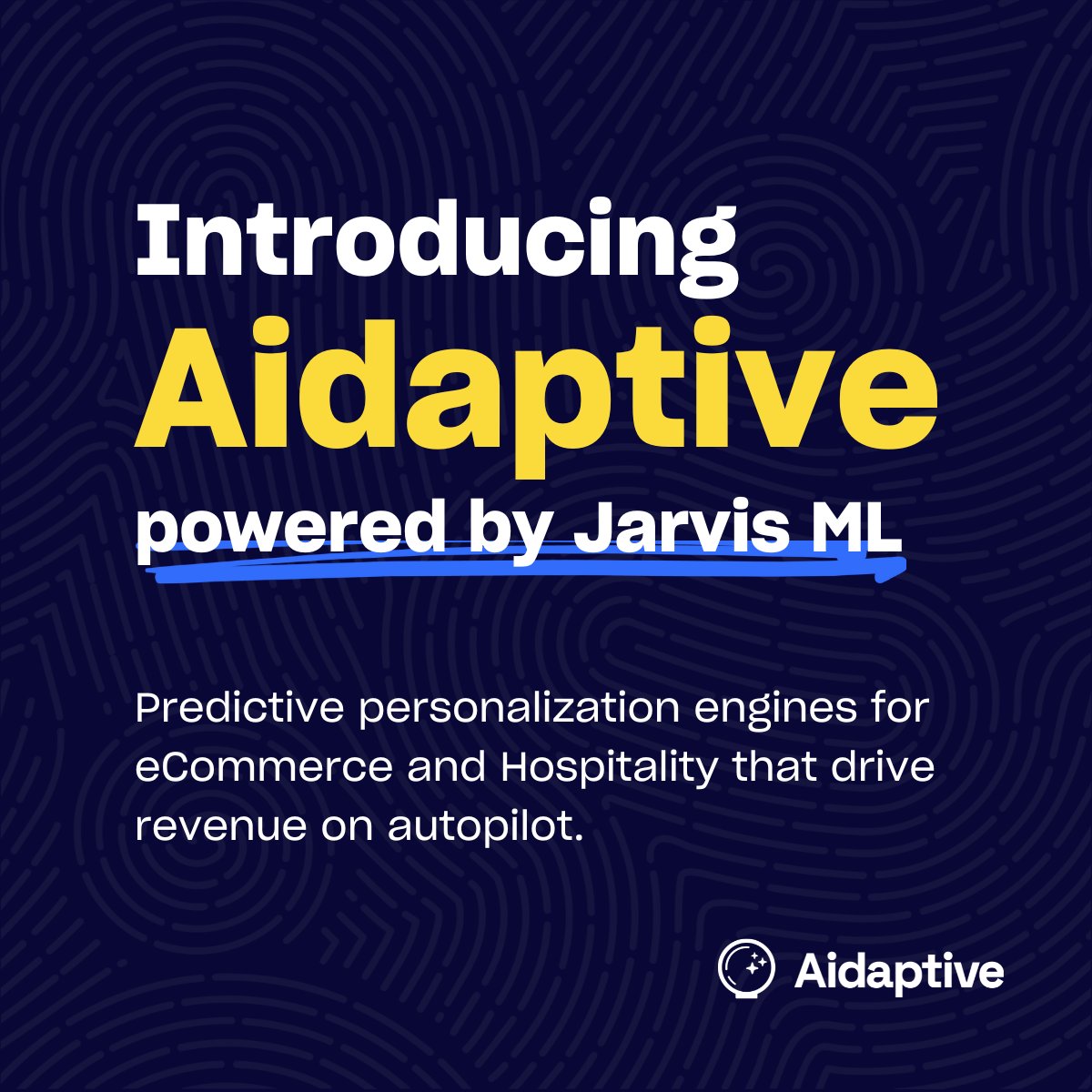 aidaptive_'s tweet photo. Introducing Aidaptive, powered by Jarvis ML! Take a look at…

➙ our clear-cut guides
➙ our new website
➙ and learn about #PredictivePersonalization

Start here: https://t.co/9OE0AREBMN 

#launch #newwebsite #predictivepersonalization
#ecommerce #personalization https://t.co/F864H0VJ8A