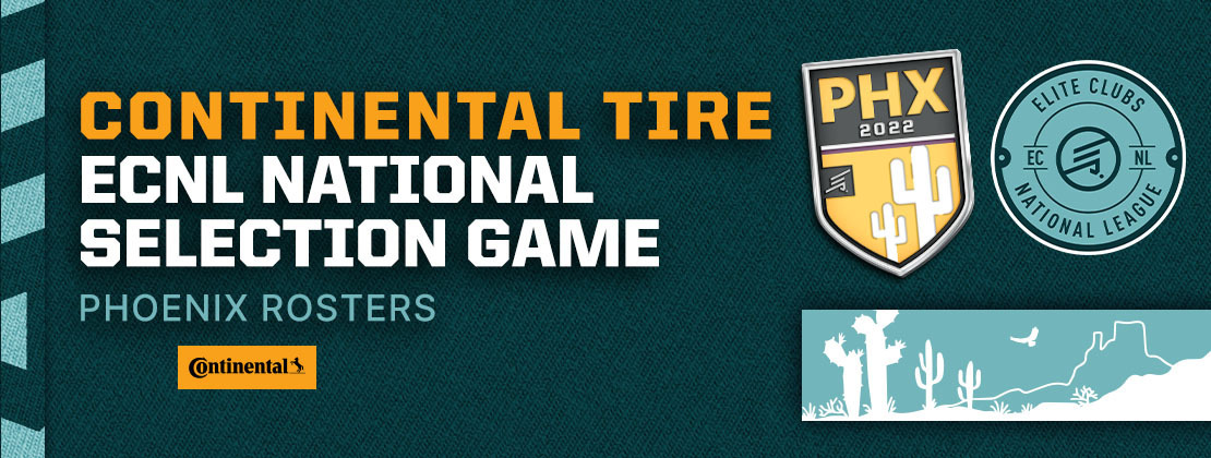 ECNL Girls Announces Rosters for 𝗖𝗼𝗻𝘁𝗶𝗻𝗲𝗻𝘁𝗮𝗹 𝗧𝗶𝗿𝗲 𝗘𝗖𝗡𝗟 𝗡𝗮𝘁𝗶𝗼𝗻𝗮𝗹 𝗦𝗲𝗹𝗲𝗰𝘁𝗶𝗼𝗻 𝗚𝗮𝗺𝗲 at ECNL Phoenix #ECNLPHX 

Read More: bit.ly/3WJm1Vp