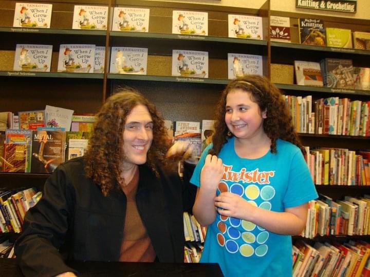 nkls910's tweet photo. @sarahaines @sunny @JoyVBehar @TheView Can you please show this to Weird Al.  One of my daughter’s favorite pictures. https://t.co/sj4WAGXOX5