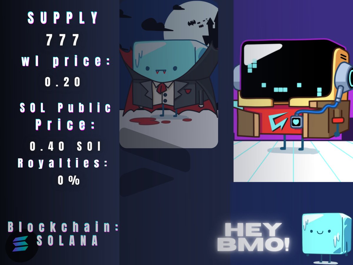 📌Mint Detail

     📦Supply: 777
     💰WL Price: 0.20 SOL
     💰Public Price: 0.40 SOL
           Blockchain: SOLANA

 🔥🔥Creator Royalties: 0%

Get the whitelist before it's too late !! 

🎯 JOIN DISCORD - discord.gg/eeMXhs92kC

#Solana #NFTGiveaway #NFT #NFTCommunity #NFT