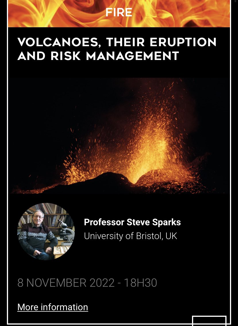You can watch live here (in half hour): colloquewright.ch/en/ do not miss Steve Sparks speaking to the public about #volcanology @colloquewright @UNIGEnews @sciences_UNIGE