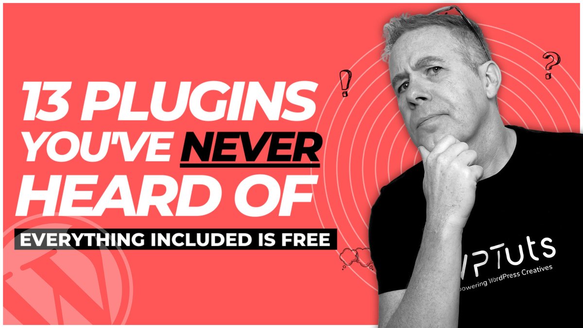 WPTutz's tweet photo. Fed up with dragging your way through the #WordPress  plugin directory looking for the good stuff?

Search no more as here are 13 AWESOME plugins that you've (probably) never heard of.

https://t.co/nUFKceuFF2 https://t.co/f7h6BKAezB