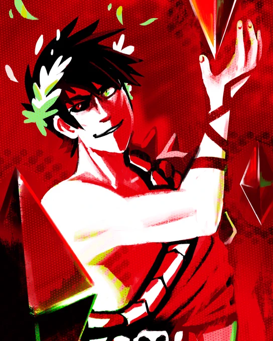 1. Zagreus - 2. Hypnos#HadesGame #hadesgamefanart #Huevember2022 