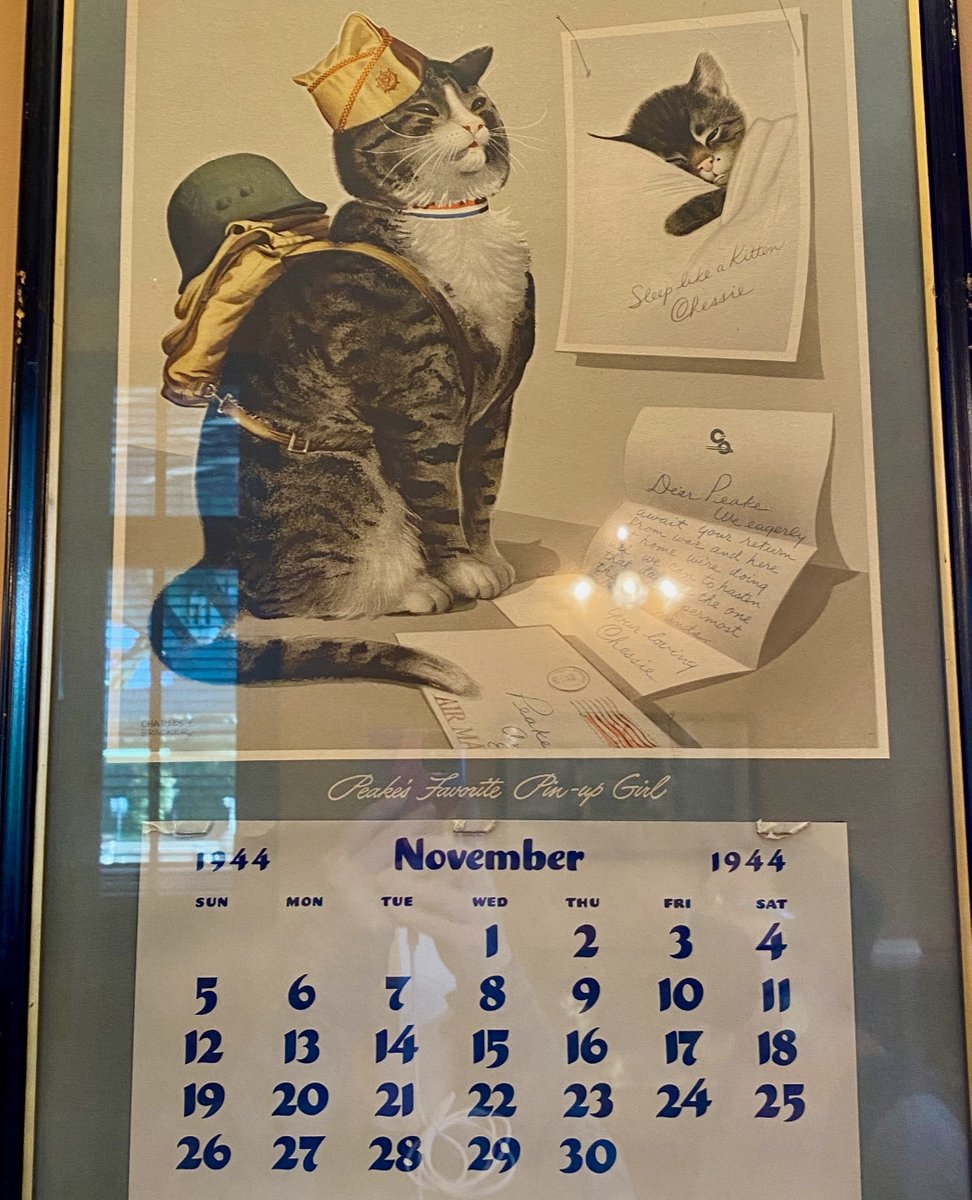 catprofiler's tweet photo. I was charmed by the original advertising campaign of Chesapeake and Ohio Rail:  Chessie the railroad kitten, whose motto was “sleep like a kitten”.  In 1941 Chessie wrote her “old man Peake” heartwarming letters like this one when he was overseas. #virginiaisforlovers https://t.co/DxOA4UjS62