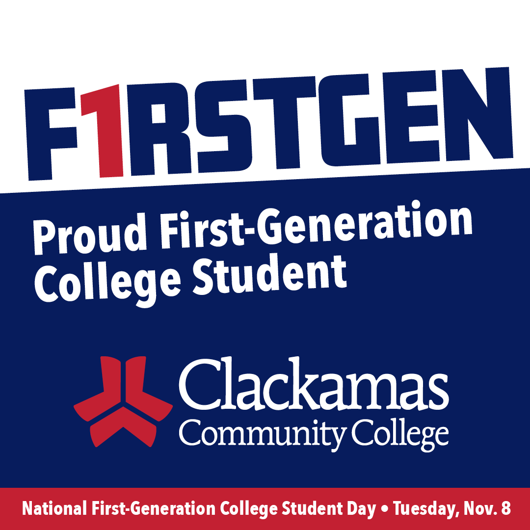 Are you the first person in your family to attend college? Congratulations! Today is First-Generation College Student Day. Come celebrate with us from noon to 1 p.m. in the Multicultural Center in the Wacheno Welcome Center and get a FREE cookie. #CelebrateFirstGen