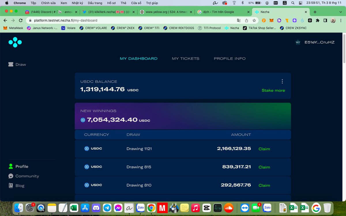 I've talked about #Nezhadraw before, but don't hesitate to say it again, look at the picture I posted, this is a one-of-a-kind dapp with amazing monetization. I just need to place a bet, Nezha takes care of the rest.
For more details visit platform.testnet.nezha.fi
welcome to nezha