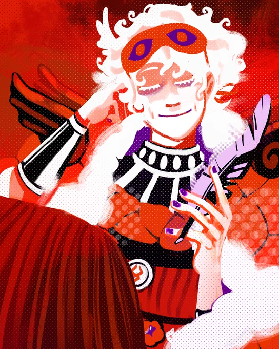 1. Zagreus - 2. Hypnos#HadesGame #hadesgamefanart #Huevember2022 