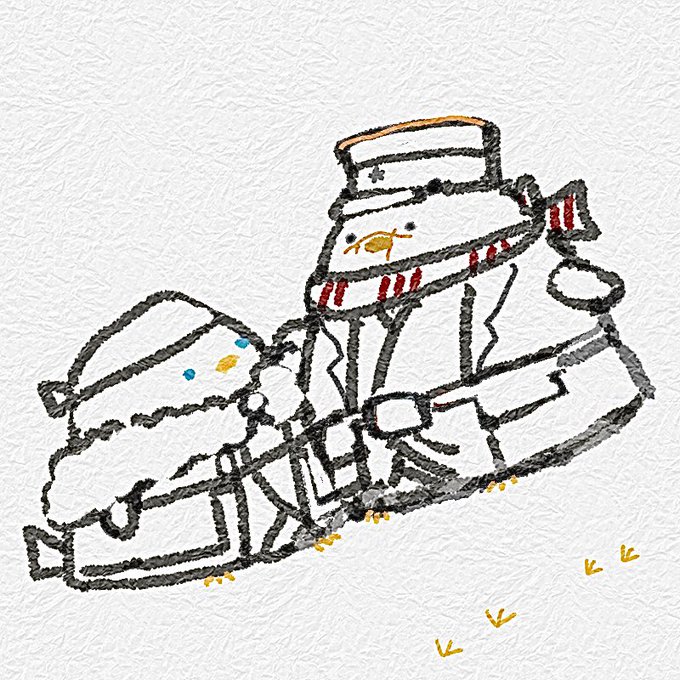 いい感じのお二羽ですね 