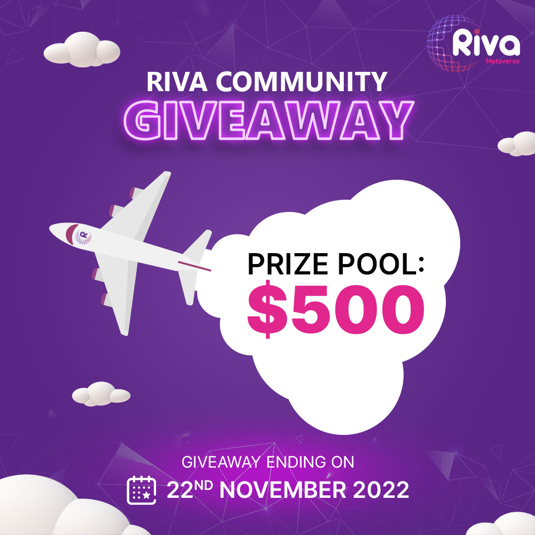 📢RIVA Giveaway Alert!!
Well, it’s time to level up your excitement now for the amazing giveaway coming your way 🙂
RIVA is all set to launch it’s first $500 #giveaway for our community today ✅🔥

Submit your entries NOW!👇
bit.ly/3Ee0FYV

#GleamGiveaway #Gleam #Airdrop