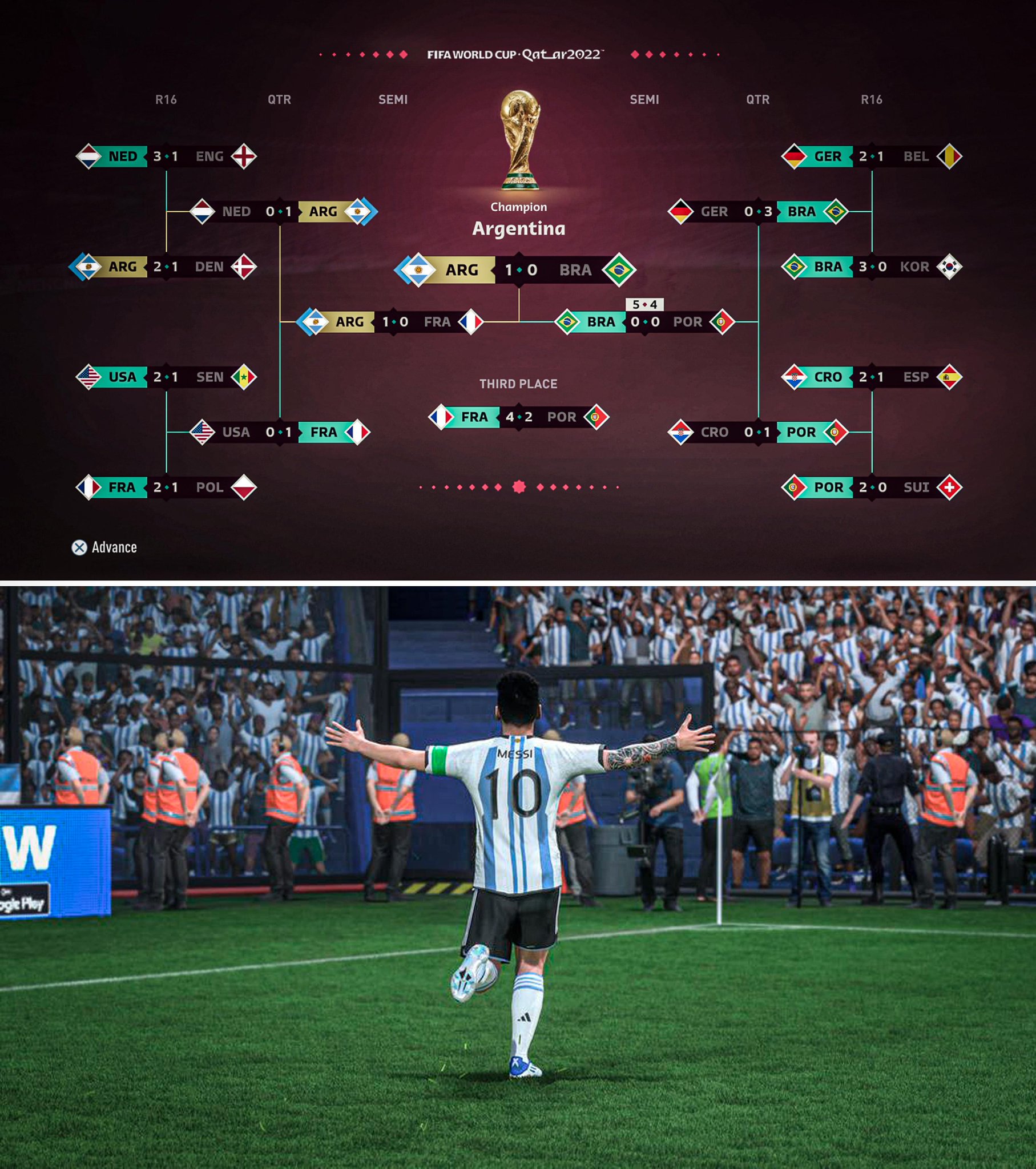 FIFA: Jogo da EA prevê campeão da Copa pela quarta vez consecutiva