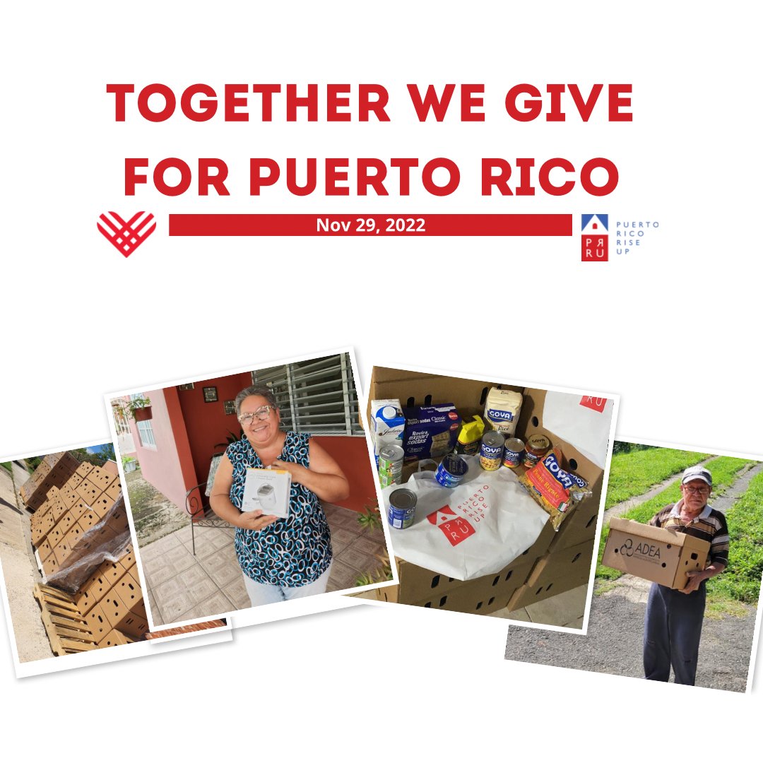 PRRUInc's tweet photo. This Giving Tuesday, let’s make generosity a viral movement for the people of Puerto Rico🇵🇷

Support our mission here: https://t.co/kWiUSFTwZt

#puertoricoriseup  #givingtuesday #givingtuesday2022 #puertorico https://t.co/cWtEUi8czi