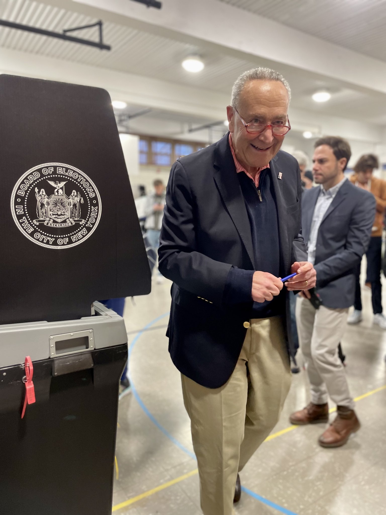 Chuck Schumer on Twitter: "I was proud to vote today in Brooklyn! Thank