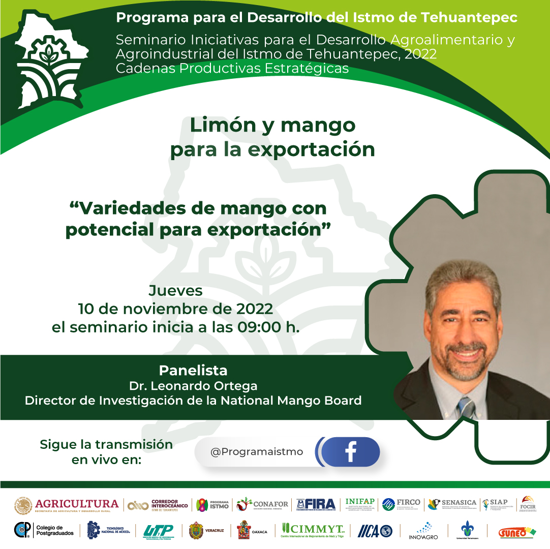 Programa_Istmo's tweet photo. ¿Quieres conocer las variedades de #mango con potencial para le #exportación?
El jueves 11 de noviembre el #Seminario #Agroalimentario del #IstmoDeTehuantepec, se dedicará a #limón y #mango. 

#Notelopierdas 
Transmisión en vivo💻🎥 
https://t.co/jiSSjHCFsC
#ProgramaIstmo https://t.co/AcDOR3W1e6