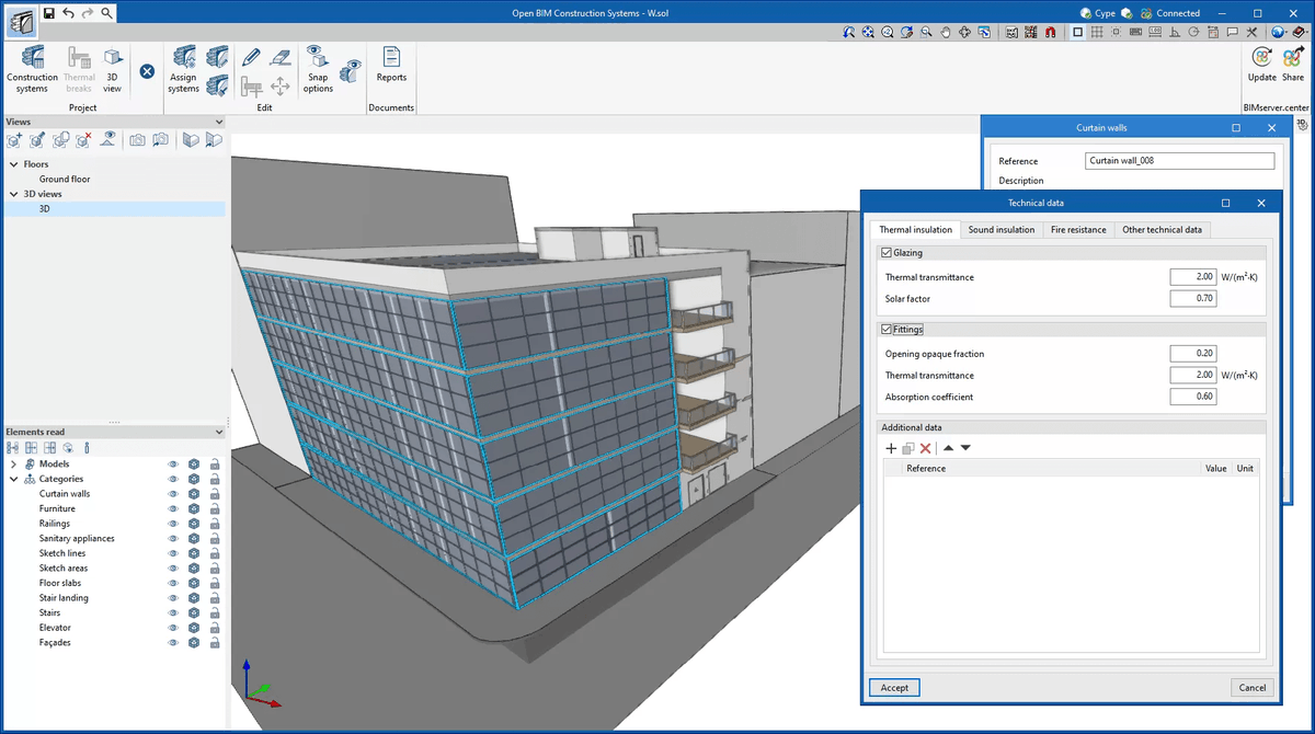 cypesoftware's tweet photo. 🤗This new feature is fresh off the CYPE wish list.
👉The "Thermal insulation" section of curtain wall technical data has been modified in Open BIM Construction Systems.
#CYPE #cype2023 #BIM #OpenBIM #ConstructionSystems https://t.co/Y7DVJuKUtK
