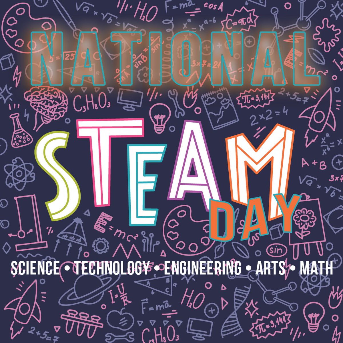 RCOE's tweet photo. Hey Hey, it's #NationalSTEAMday! Getting students interested in STEAM (science, technology, engineering, arts, mathematics) lessons, courses, and future careers will provide the pathway for solutions to many of the #21stCentury challenges we face. #STEAM #STEM https://t.co/V3d9VYpuBn