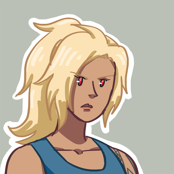 odicia's tweet photo. Eyala concept sketch from around the time we started playing with the idea of giving her a ponytail and red eyes.
#odicia #conceptart #characterdesign #gamedevelopment https://t.co/ugxZEihzYH
