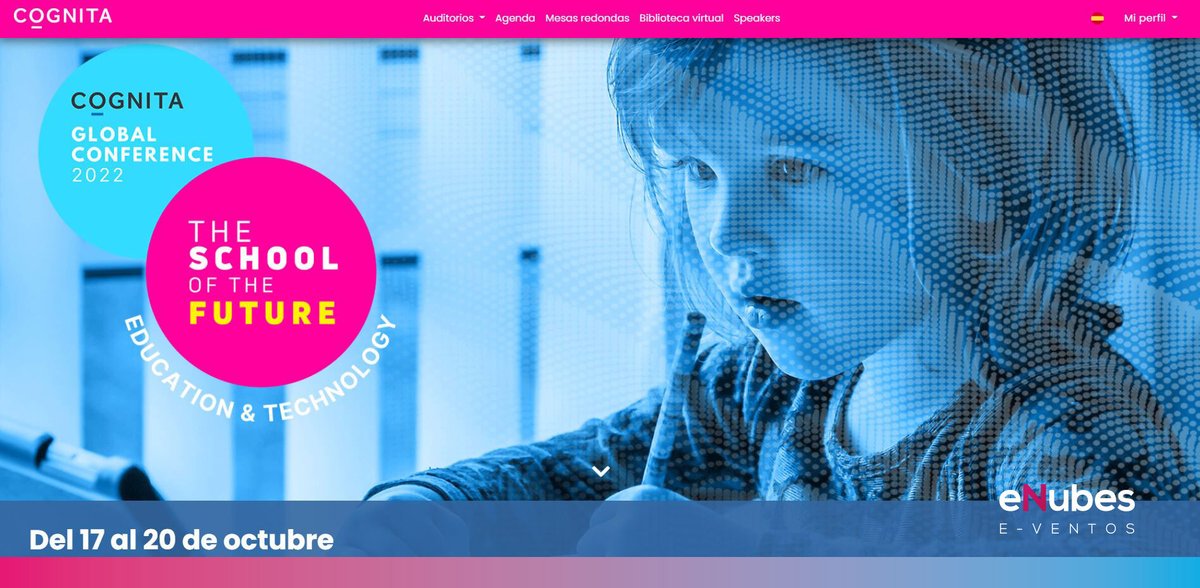 eNubes's tweet image. El mes pasado @eNubes tuvo el placer de retransmitir, por nuestra plataforma de #EventosDigitales, la segunda edición de "School of the Future Edtech Conference" organizada por @CognitaSchools Chile.
linkedin.com/posts/enubes_e…