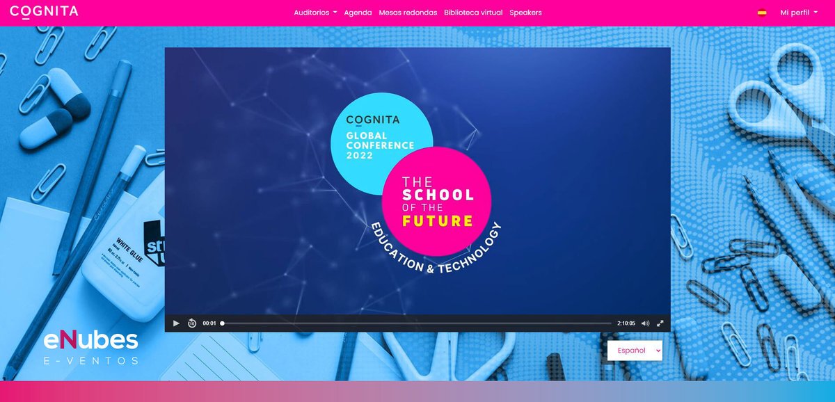 eNubes's tweet image. El mes pasado @eNubes tuvo el placer de retransmitir, por nuestra plataforma de #EventosDigitales, la segunda edición de "School of the Future Edtech Conference" organizada por @CognitaSchools Chile.
linkedin.com/posts/enubes_e…