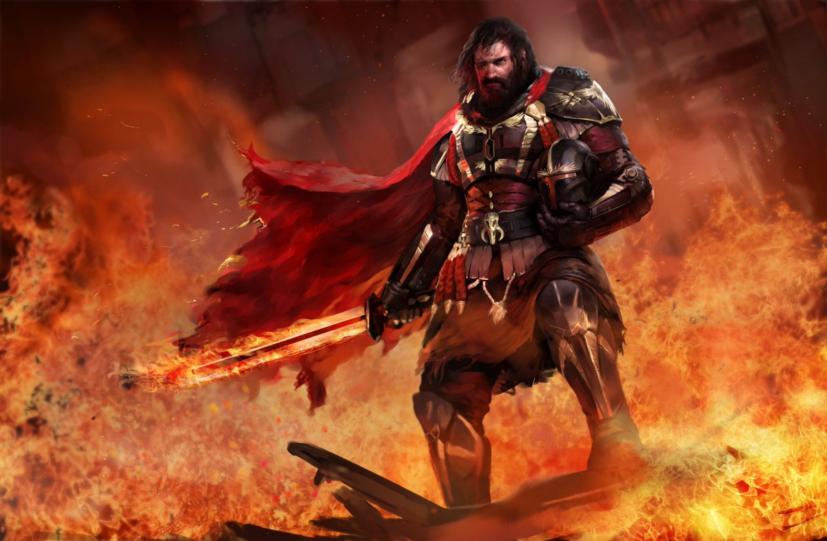 Commissioned piece for an original Star Wars character, Mandalore the Phoenix.
Hope you like!