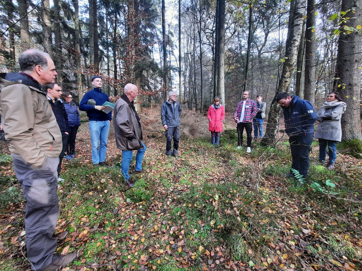 Excursion to Burgwald Münchhausen during the partner meeting in Marburg, interesting learning material for Carbon Connects partners! 

#CarbonConnects #PeatlandMatters