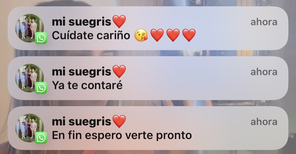 que la madre de tu ex te quiera mas ati que a el<<<<