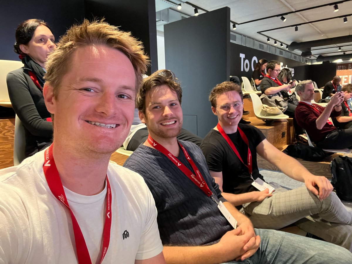 Conservation X Labs (@conservationx) on Twitter photo <a href="/100_accelerator/">100+ Accelerator</a> This week, Sam, Dante, and Henrik of the Sentinel team is together in Belgium for the accelerator kickoff. <a href="/100_accelerator/">100+ Accelerator</a> This week, Sam, Dante, and Henrik of the Sentinel team is together in Belgium for the accelerator kickoff.