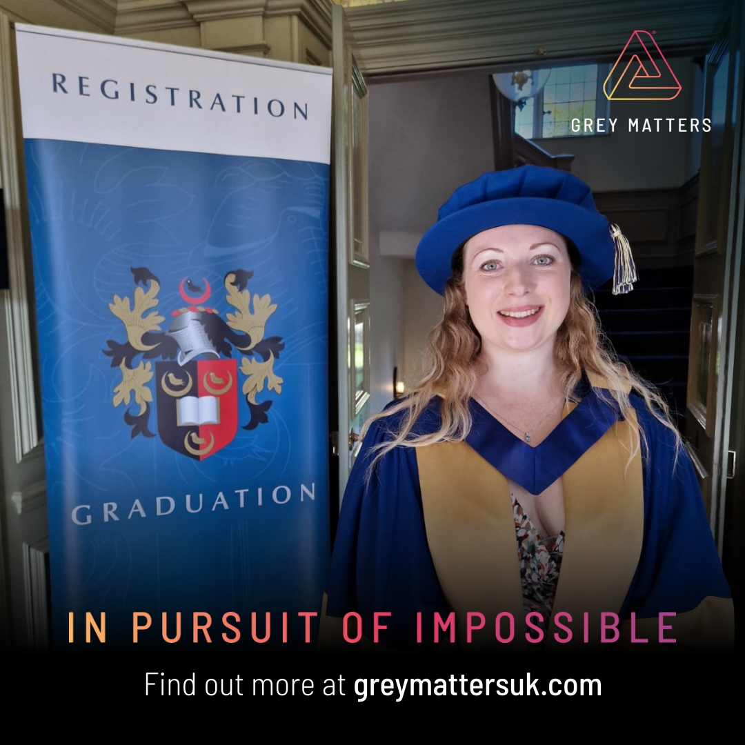 Congratulations to our Performance Psychologist Chelsea Orme who completed her PhD and is now officially doctored! 👏👏👏

#greymattersuk #development #sport #Performance #sportpsychology #team #PhD
