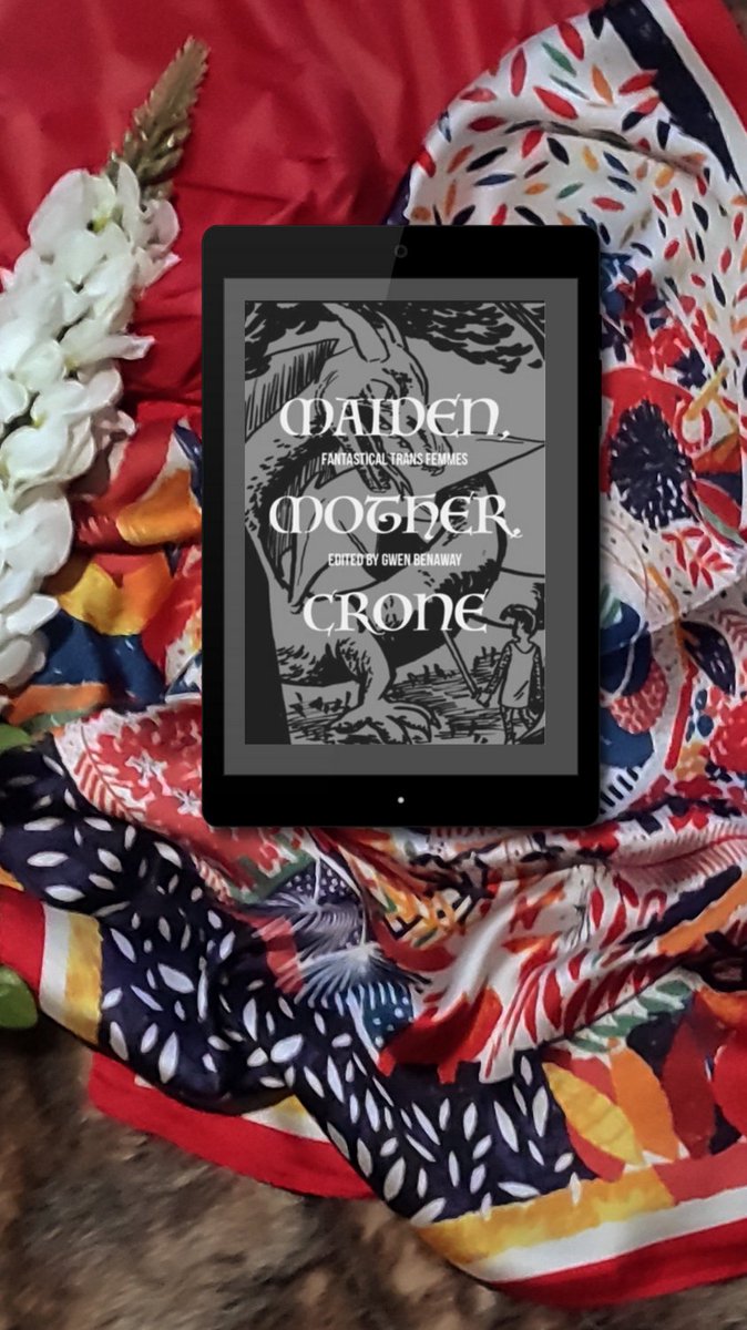 GoddessGore's tweet photo. Book 1 for #skodenreadathon and it's Maiden, Mother, Crone: Fantastical Trans Femmes edited by Gwen Benaway for Queer/two spirit representation
#indigenousauthors
#indigenousreading
#nativeheritagemonth
#queerindigenous
#transindigenous
#maidenmothercrone
#gwenbenaway https://t.co/IW91i0jMmc