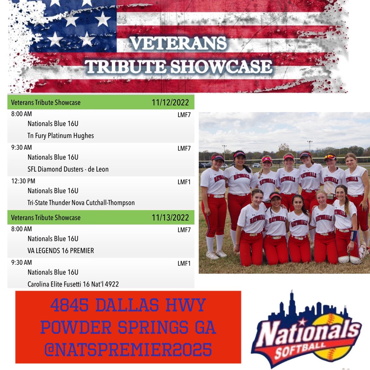 Our talented group of 2025 athletes are ready to show out in Atlanta at Legacy Veterans Showcase!