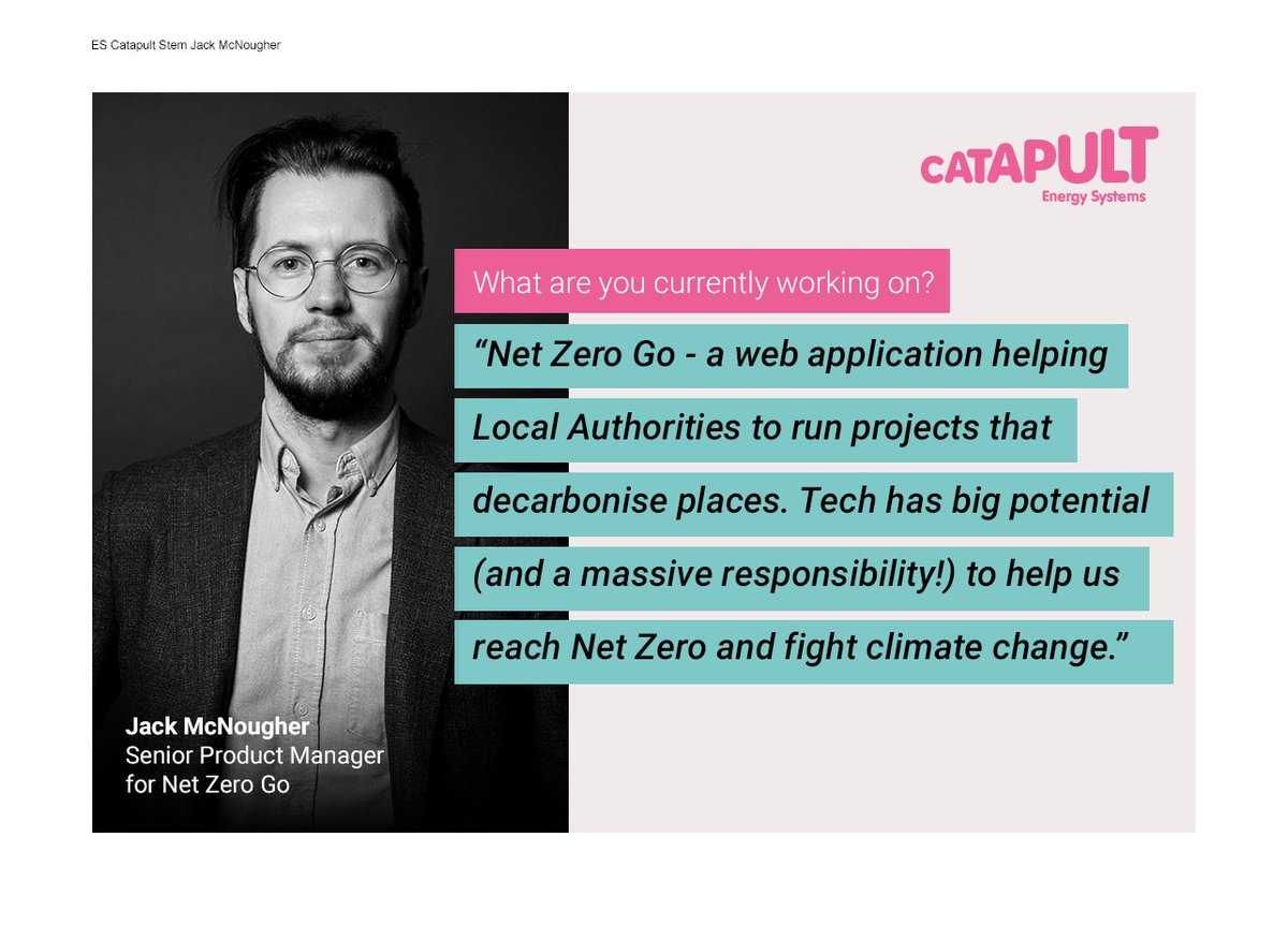 EnergySysCat's tweet photo. To celebrate #NationalSTEM Day, we spoke to some of our amazing team to ask what advice they would give to young people interested in #STEM.
Jack McNougher works on Net Zero Go, find out more here: https://t.co/pVUwxK5lxT https://t.co/B8P91XKlxB